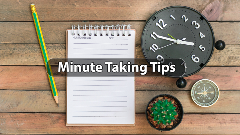 Minute Taking Tips