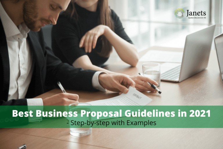 Best Business Proposal Guidelines in 2021