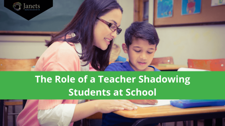 The Role of a Teacher Shadowing Students at School