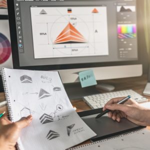 Flat Design Icons in Illustrator