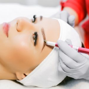 Brow Lamination with Wax and Tint