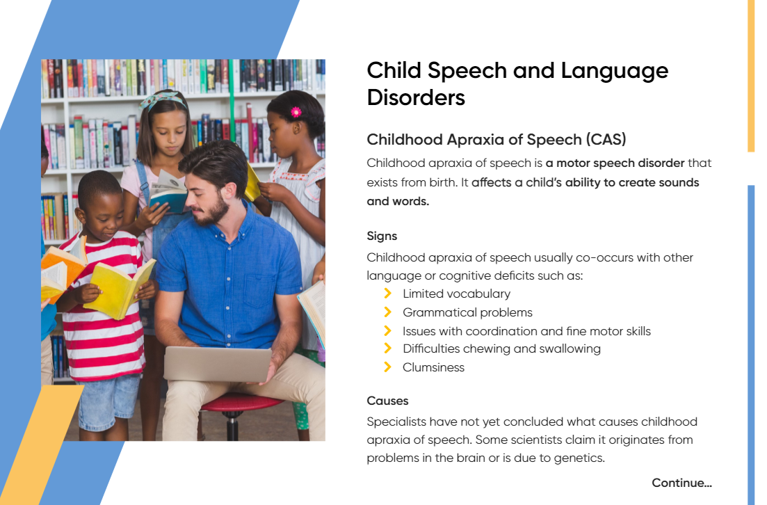 diploma course in speech therapy