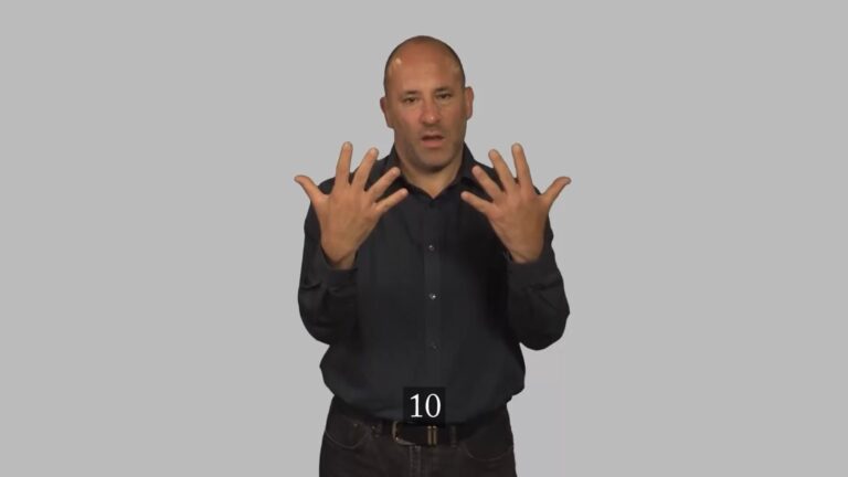 signing numbers and money in bitish sign language course