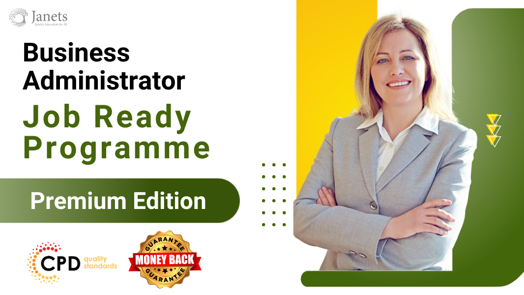 Business Administrator Job Ready Programme - Premium Edition | Janets