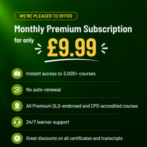 Monthly Premium Subscription - £9.99
